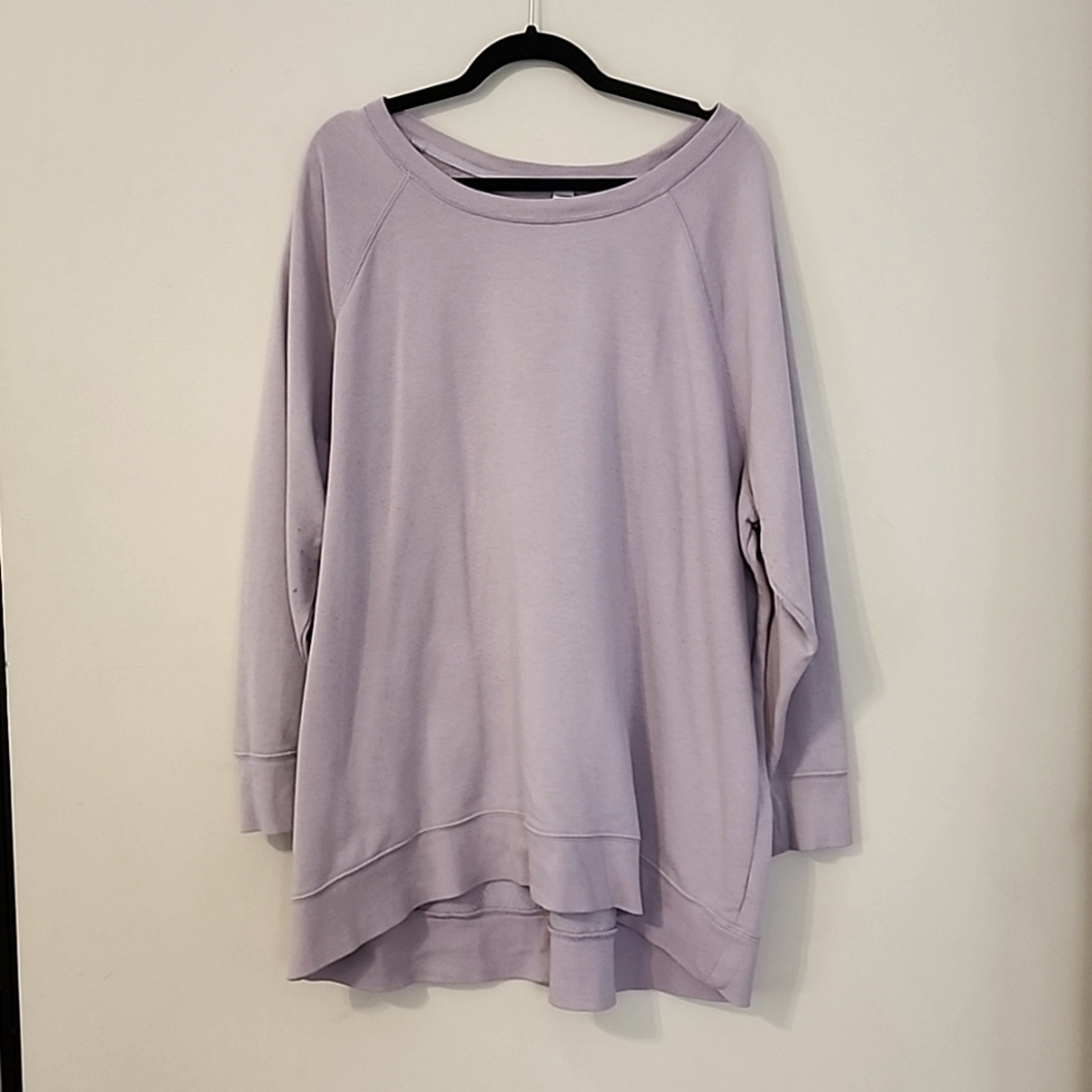 Old Navy taupe sweatshirt tunic